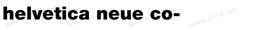 helvetica neue co字体转换